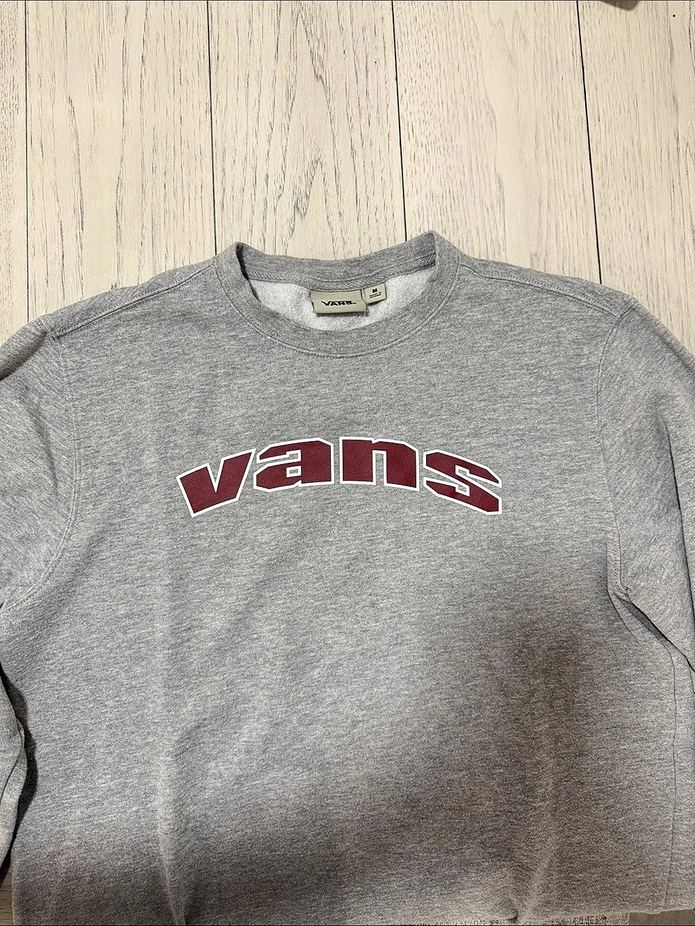 🤎Vans Logo Gray Sweatshirt